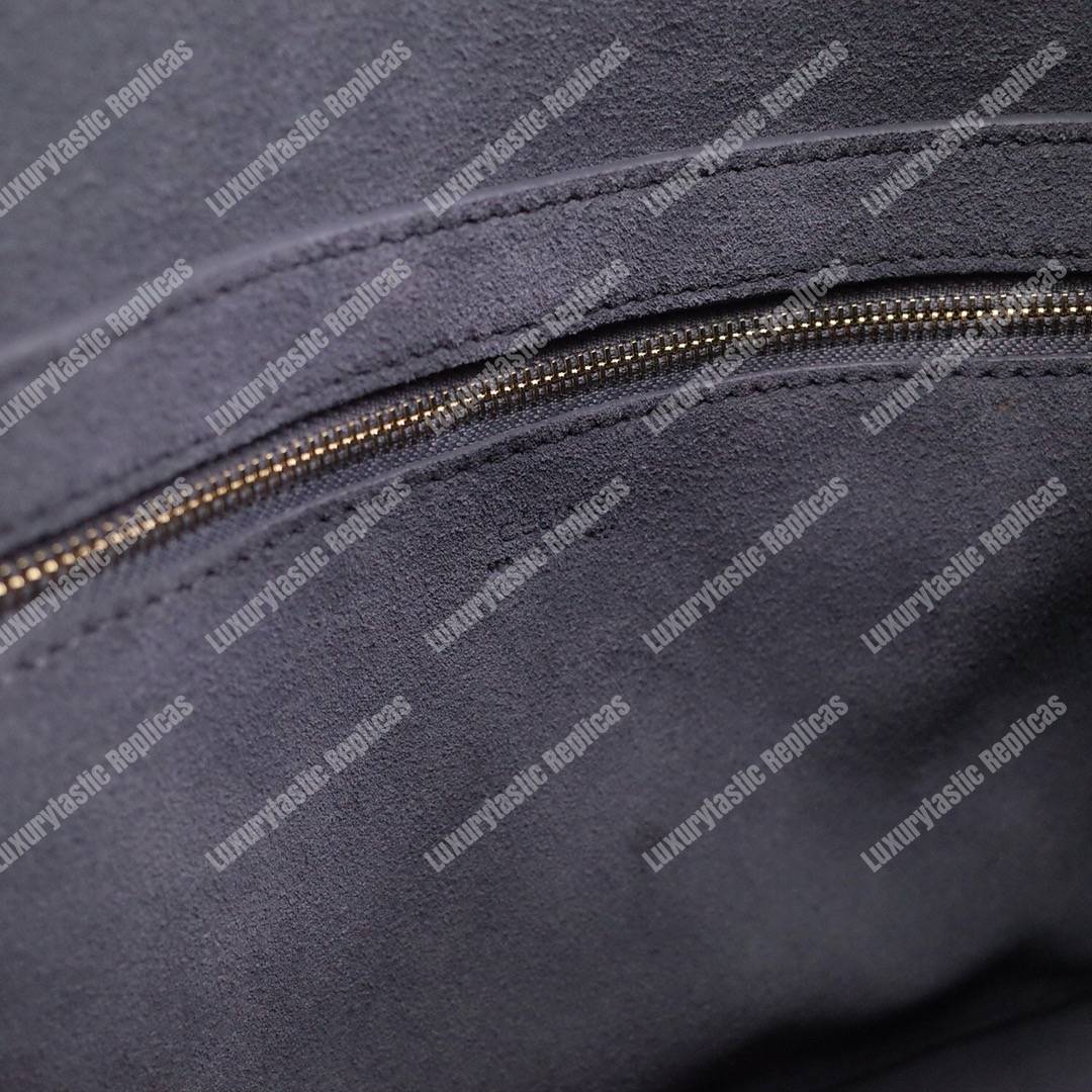 Ce**e sangle bucket bag in soft grained calfskin grey