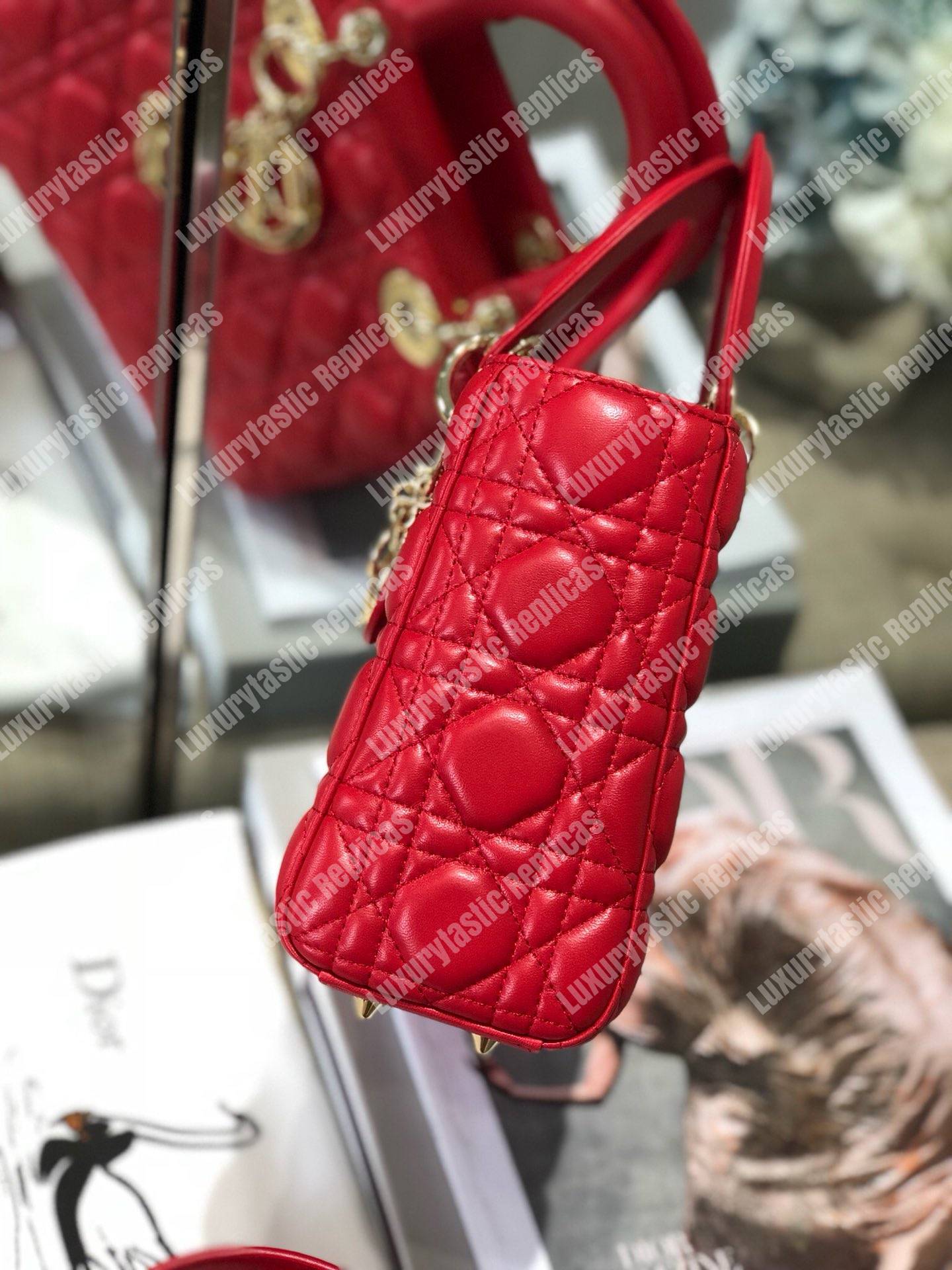 lady D*or medium bag red