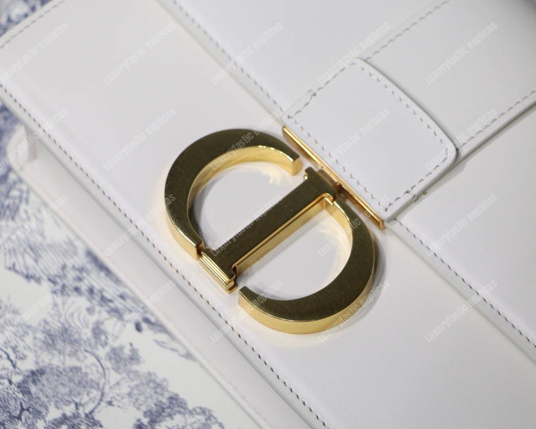 30 Montaigne Calfskin Bag Off-White