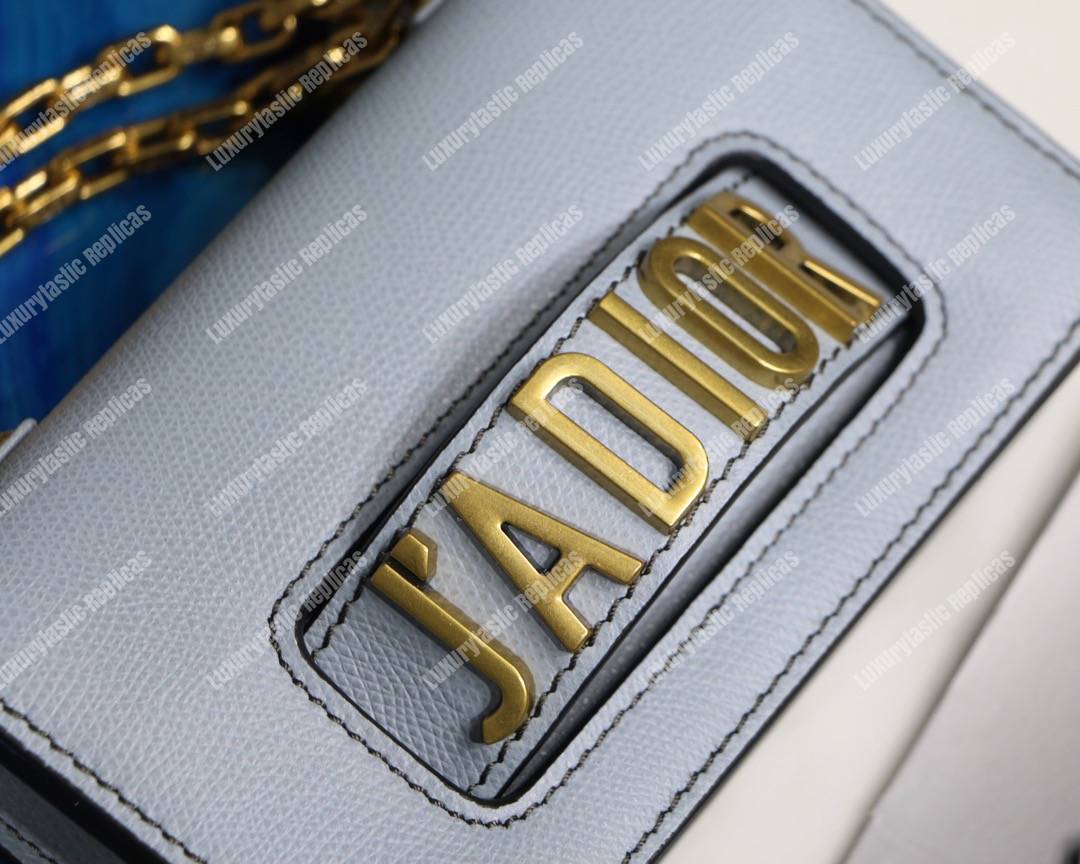 j’aD*or calfskin flap bag off-white