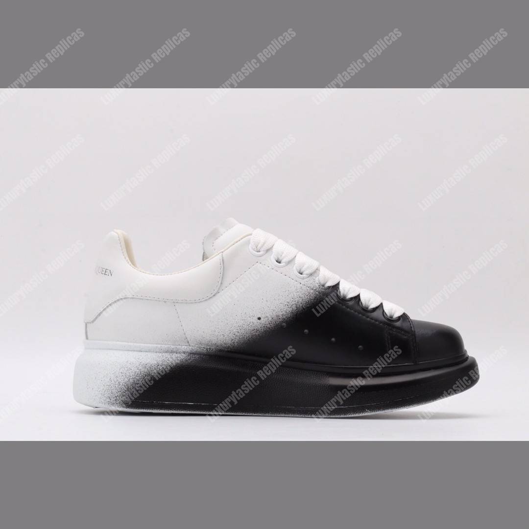 Alexander McQueen Oversized Sneaker Black Spray