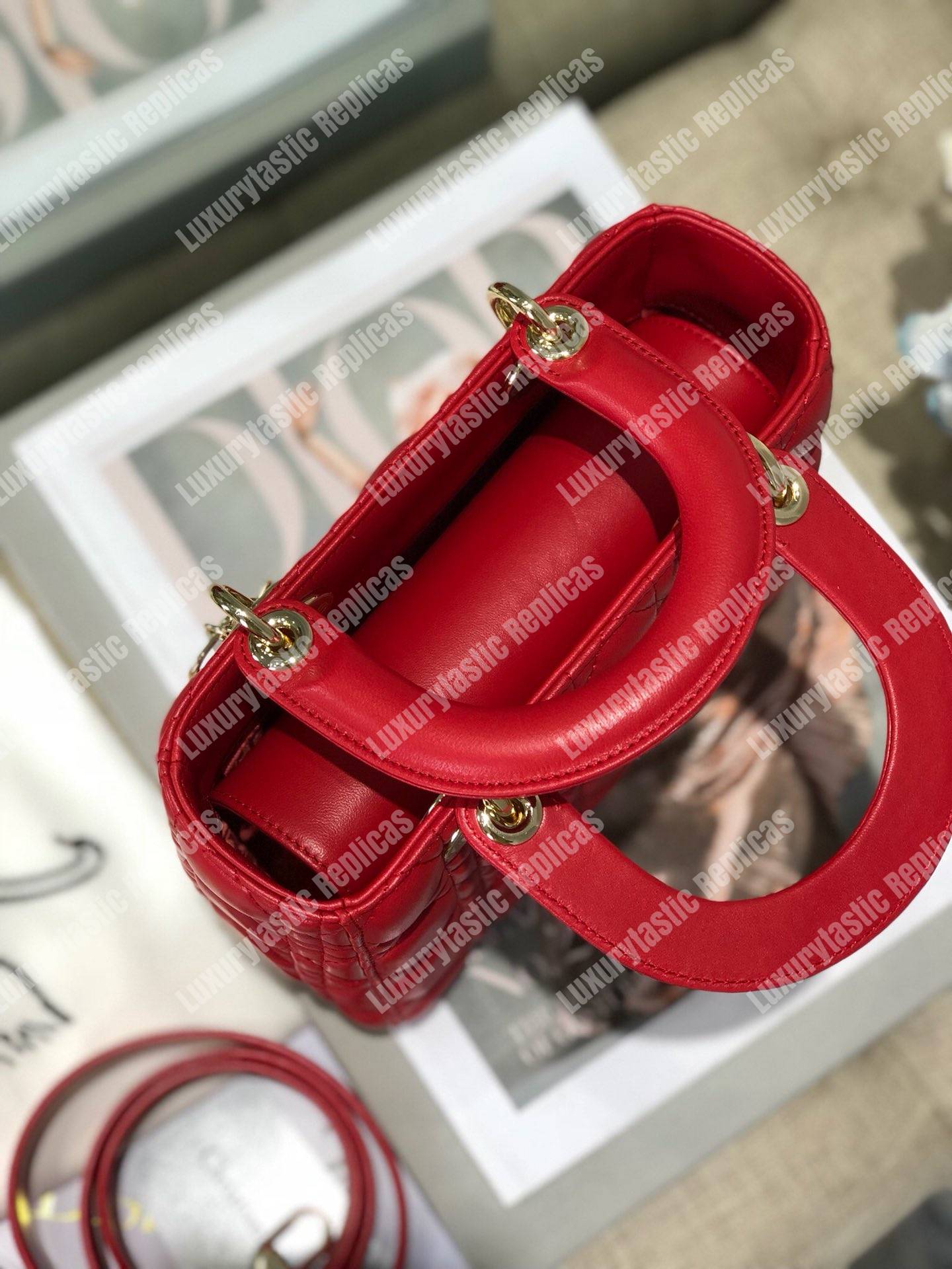 lady D*or medium bag red