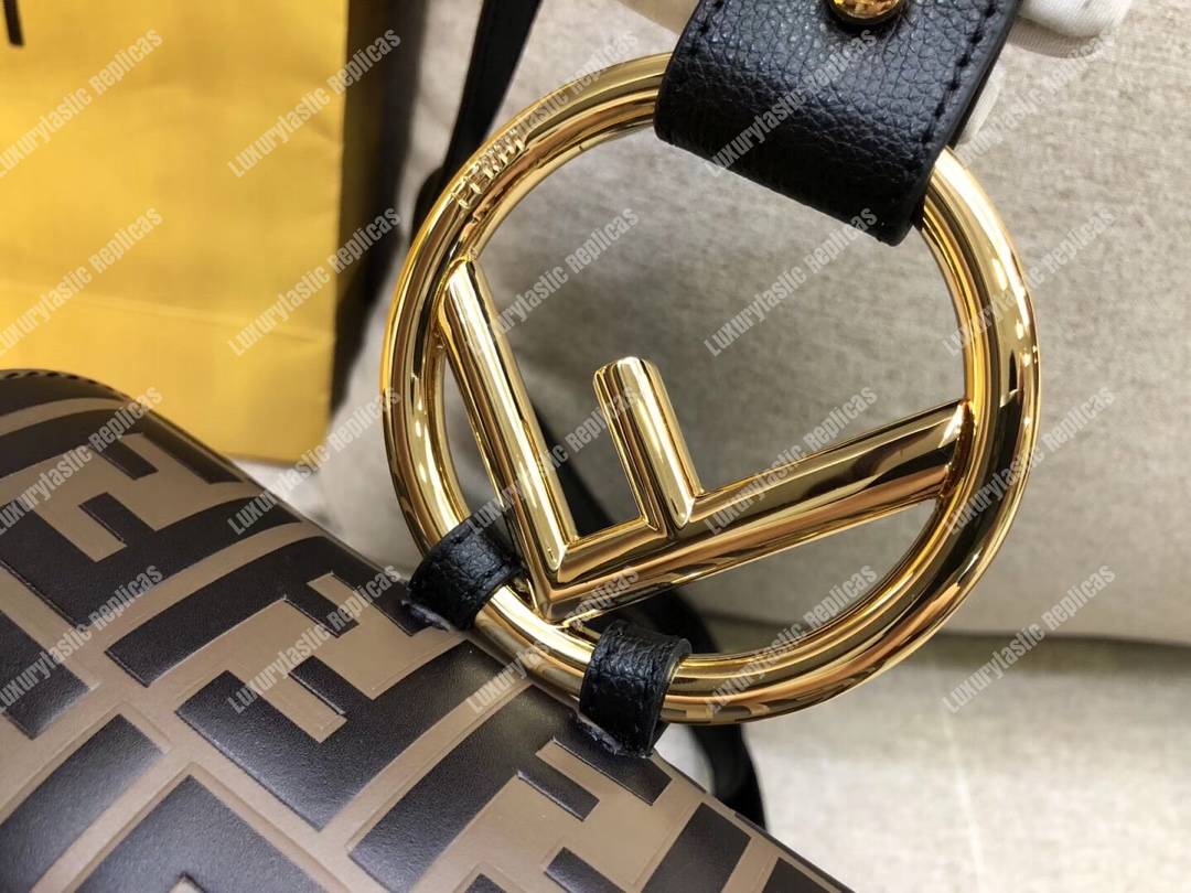 F**di multicolour leather backpack