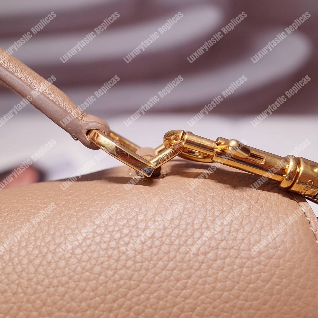 Ce**e small 16 bag in grained calfskin beige