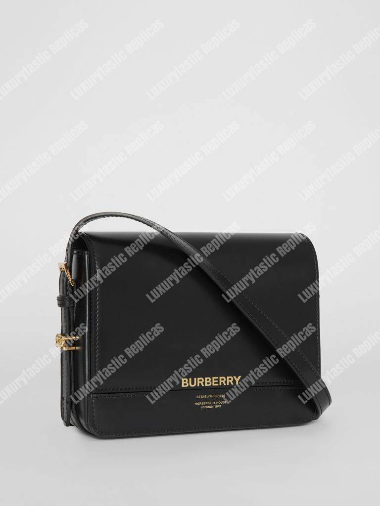 B**rry small two-tone leather grace bag black