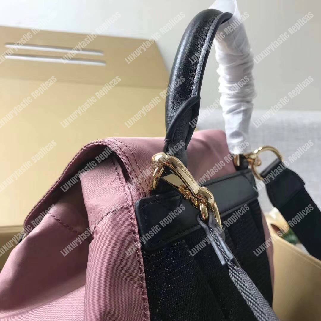 B**rry the small rucksack in pink