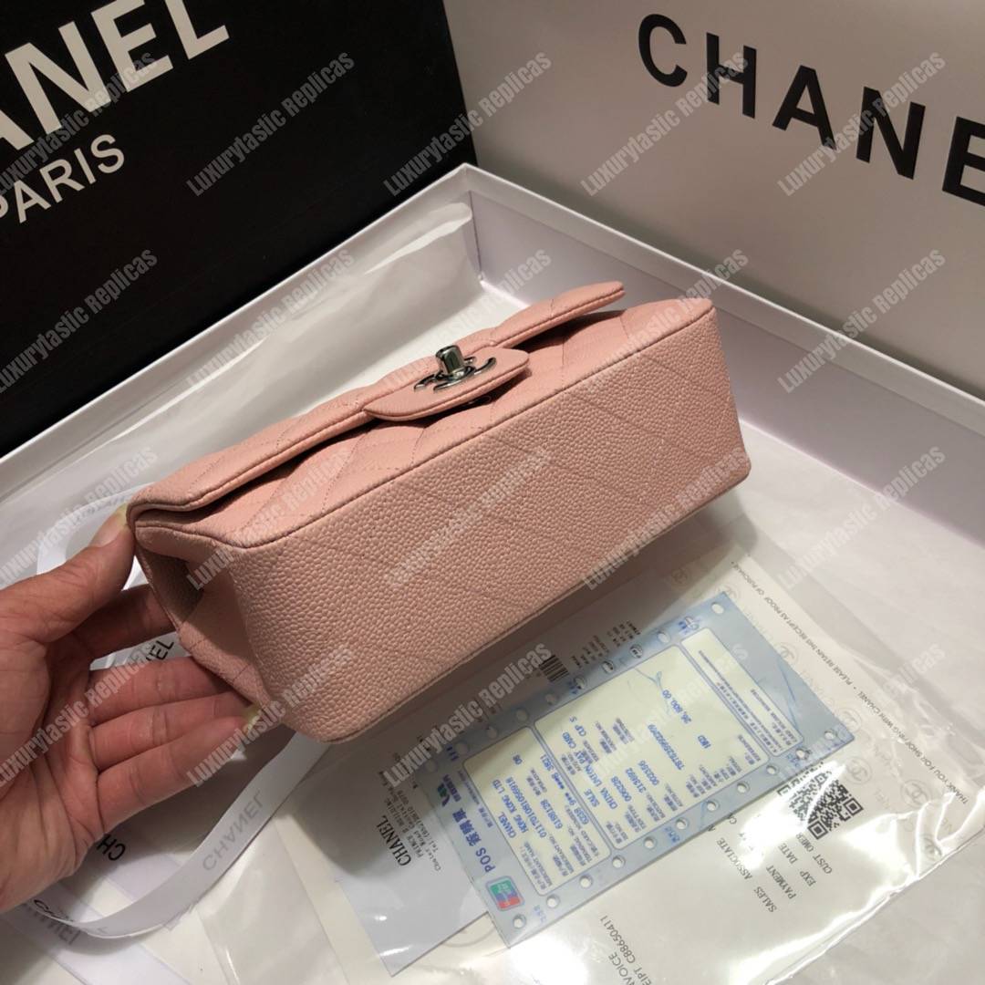 Ch*el mini flap bag pink