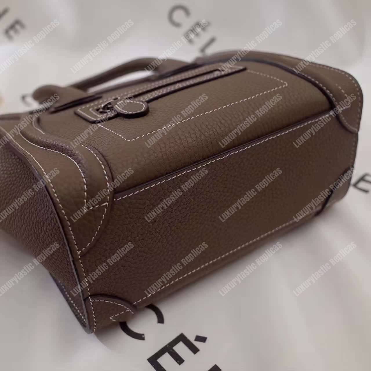 Ce**e nano luggage tote saddle brown
