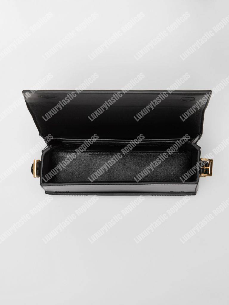 B**rry small two-tone leather grace bag black