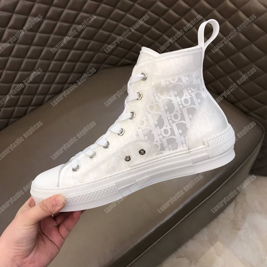 D*or “b23” high-top graded D*or oblique sneaker