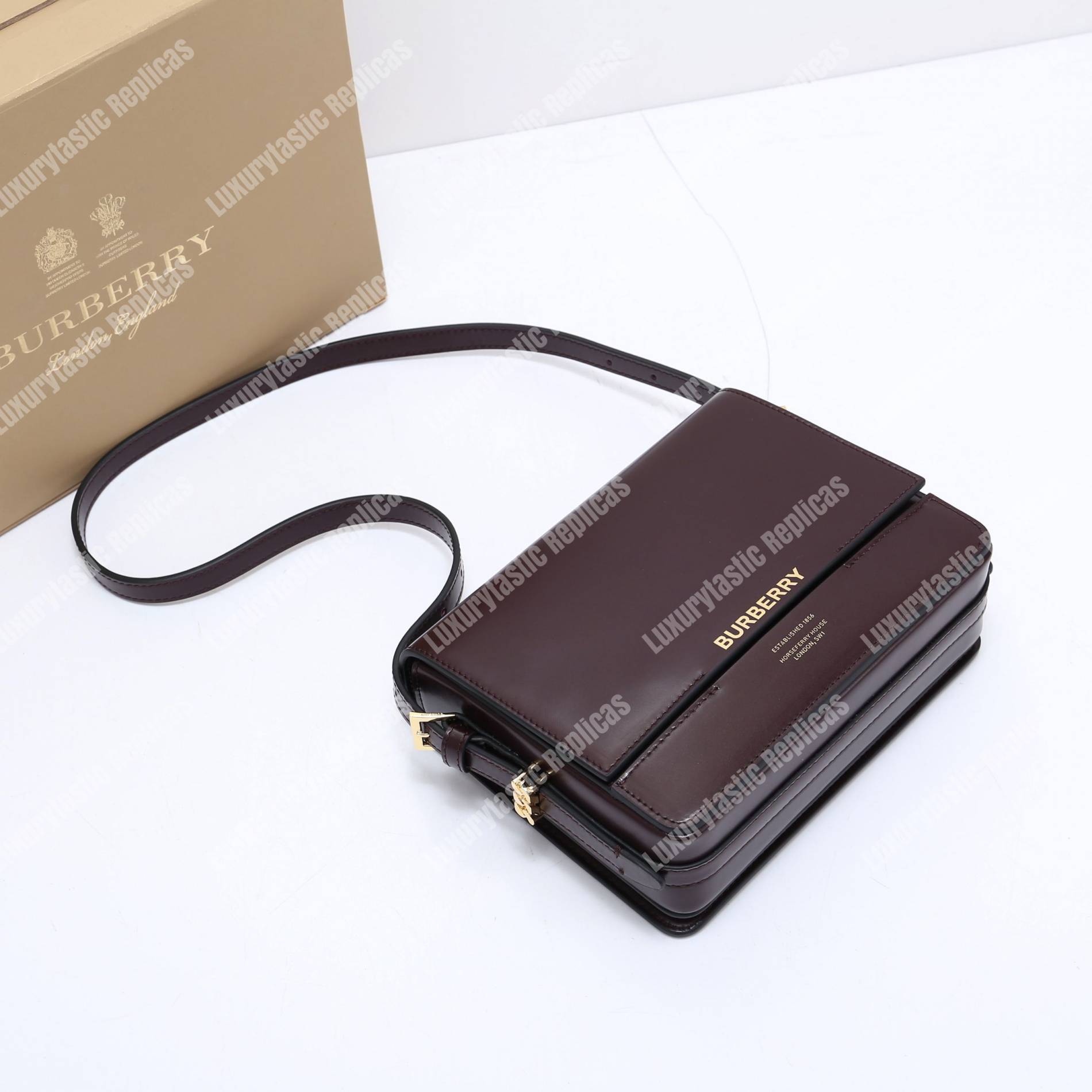 B**rry small two-tone leather grace bag brown