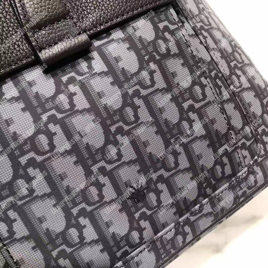 D*or navy blue oblique drawstring motion backpack