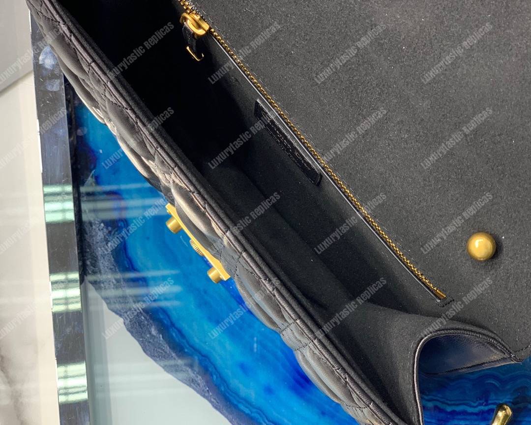 D*or lambskin D*oraddict flap bag black