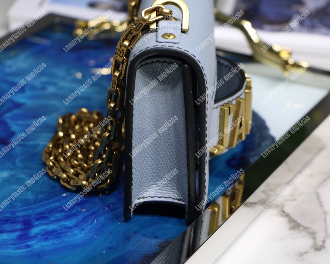 j’aD*or calfskin flap bag off-white