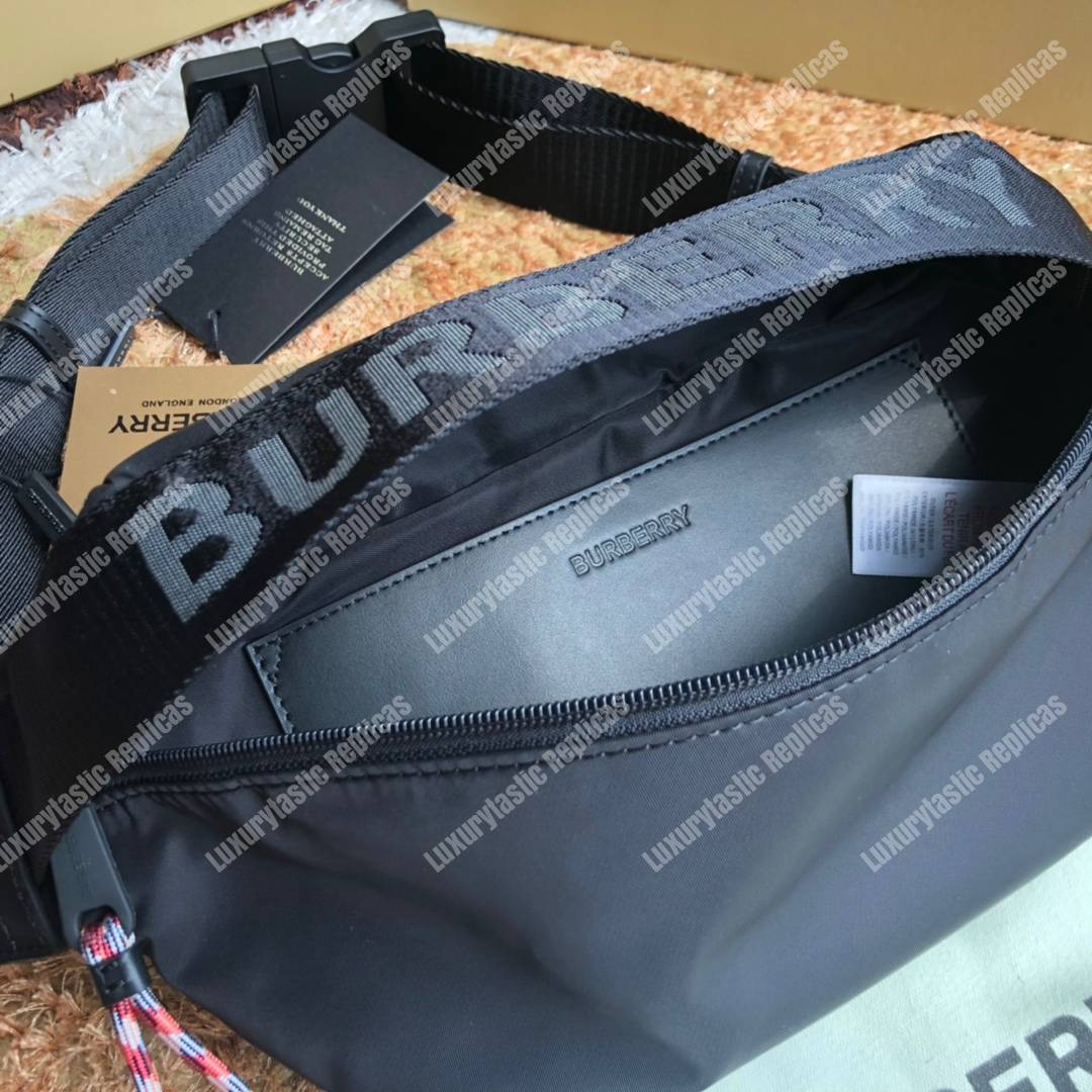 B**rry logo detail econyl® sonny bum bag black