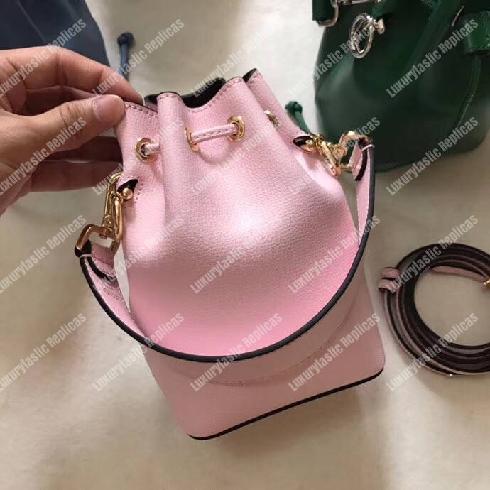 F**di mon tresor pink leather mini bag