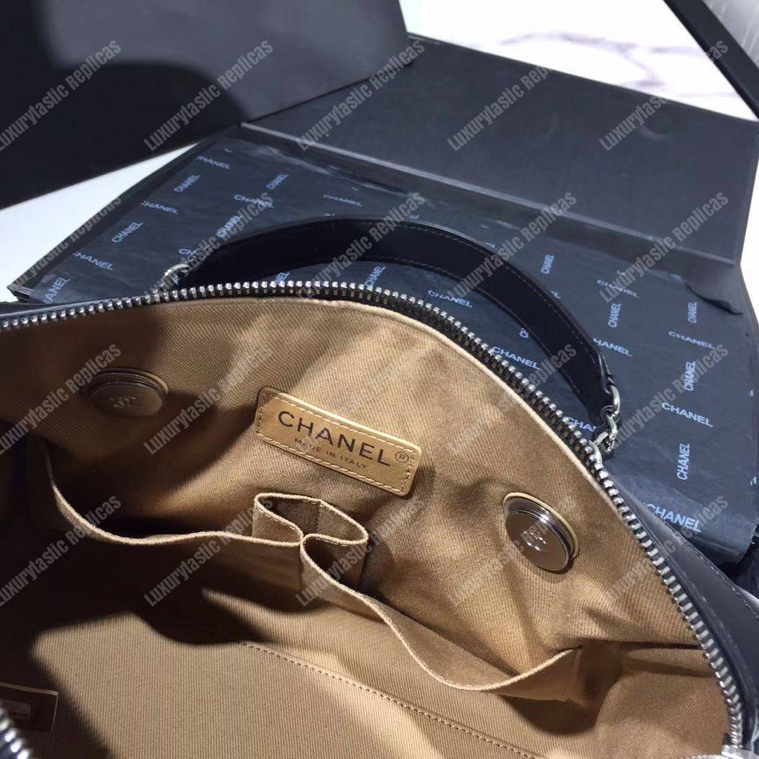 Ch*el large drawstring bag black