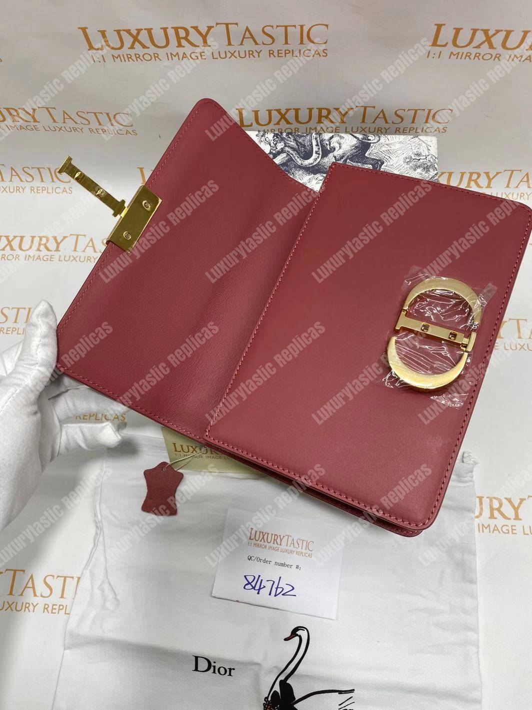 30 Montaigne Calfskin Bag Sienna