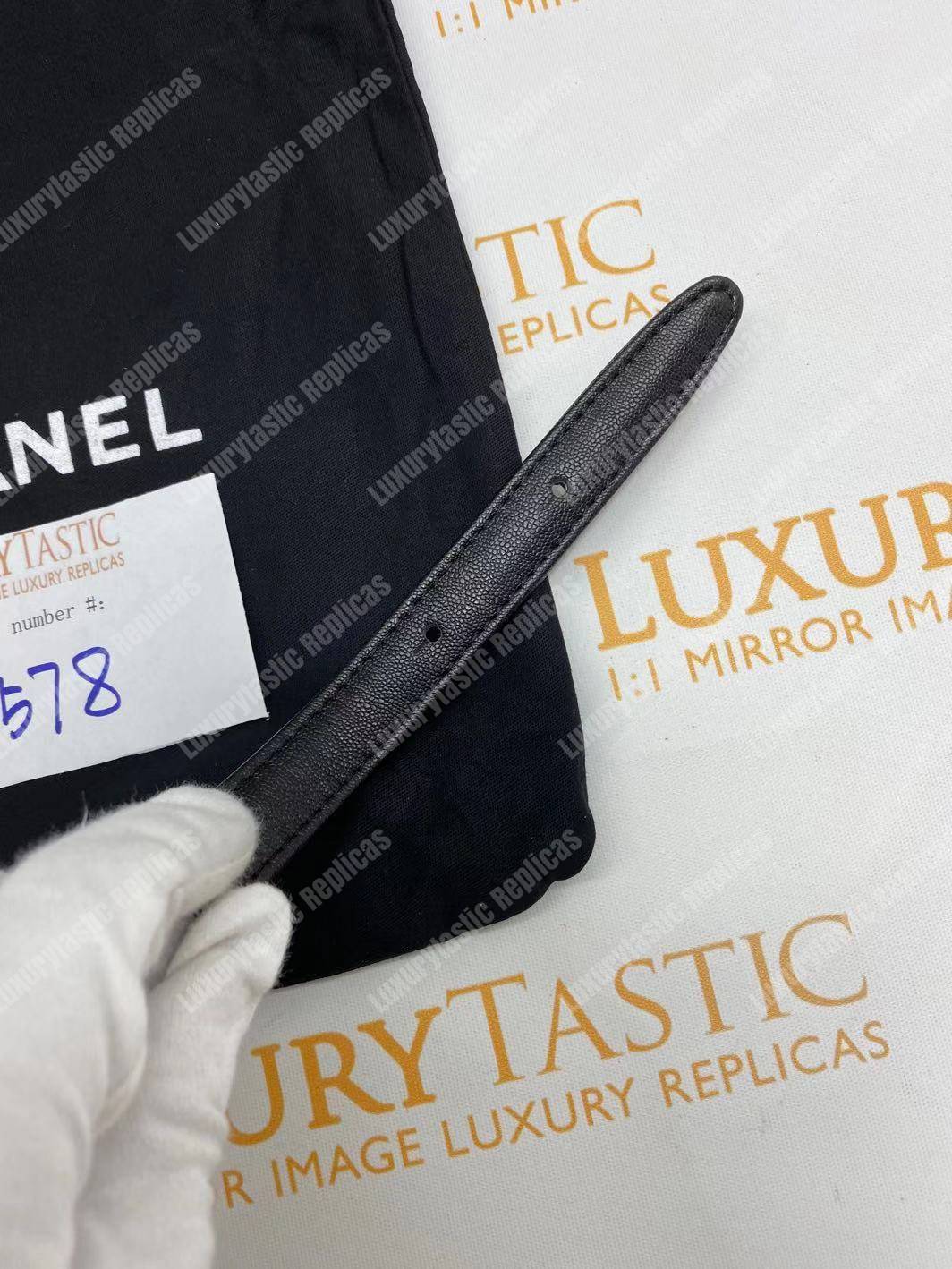 Ch*el boy handbag black