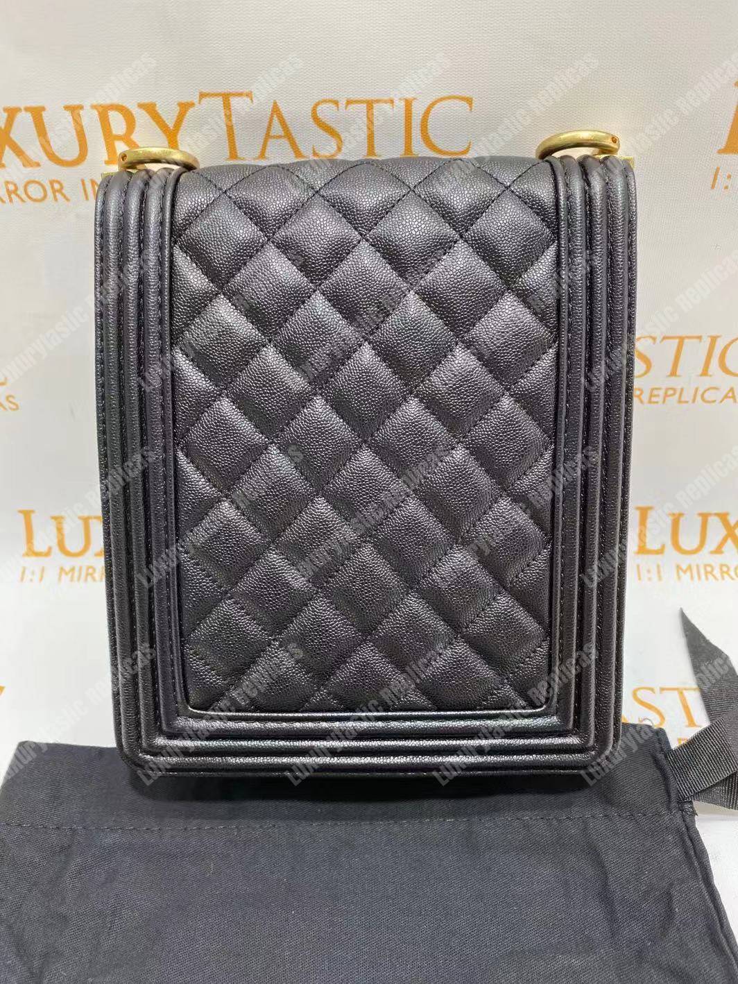 Ch*el boy handbag black