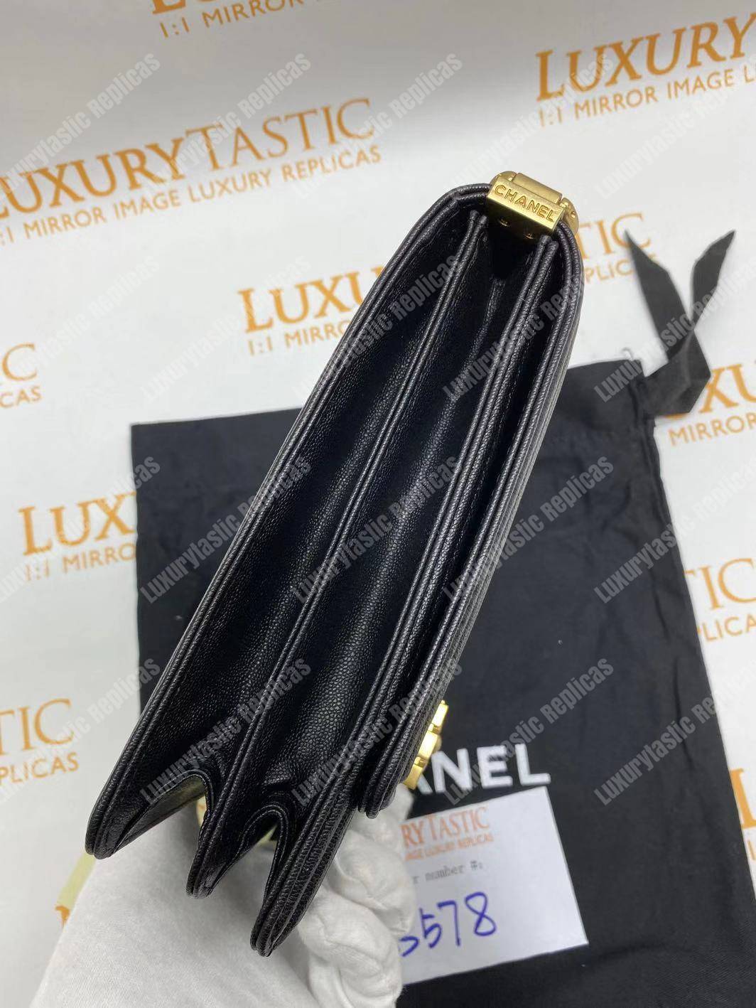 Ch*el boy handbag black