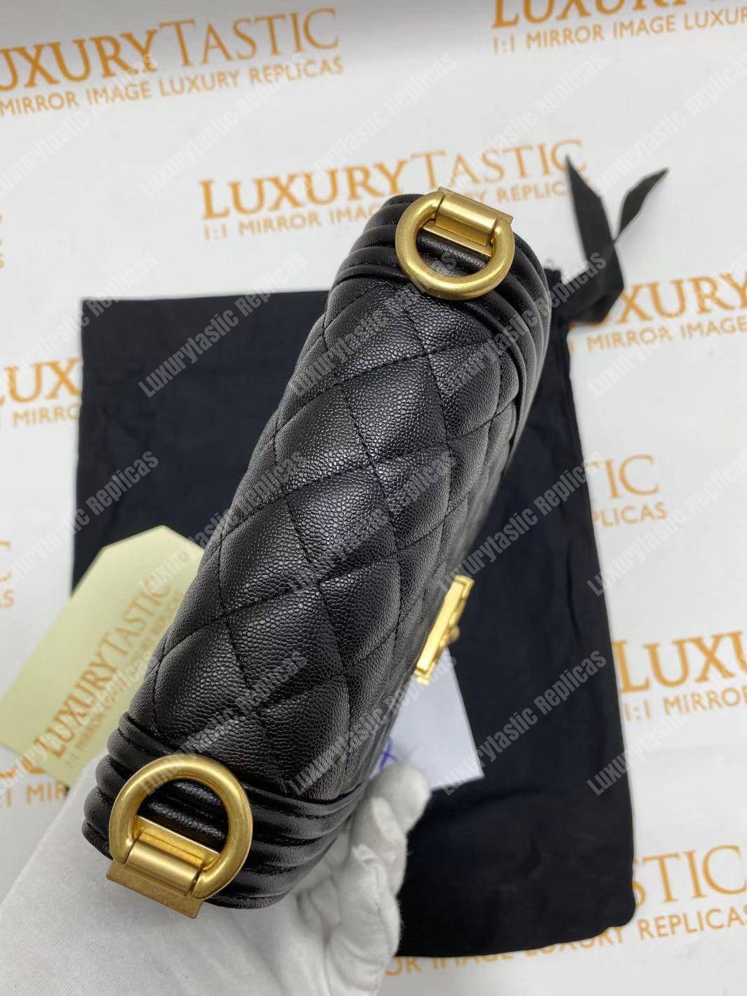 Ch*el boy handbag black