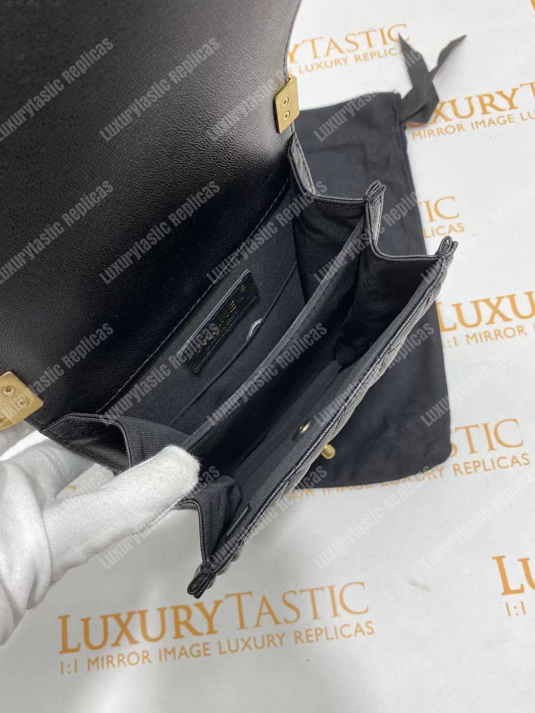 Ch*el boy handbag black