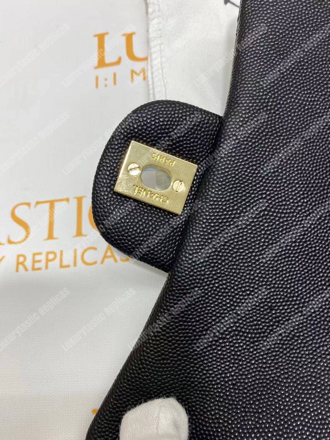 Ch*el mini flap bag black