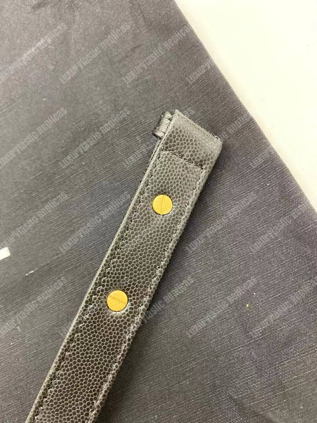 Ch*el boy medium handbag black