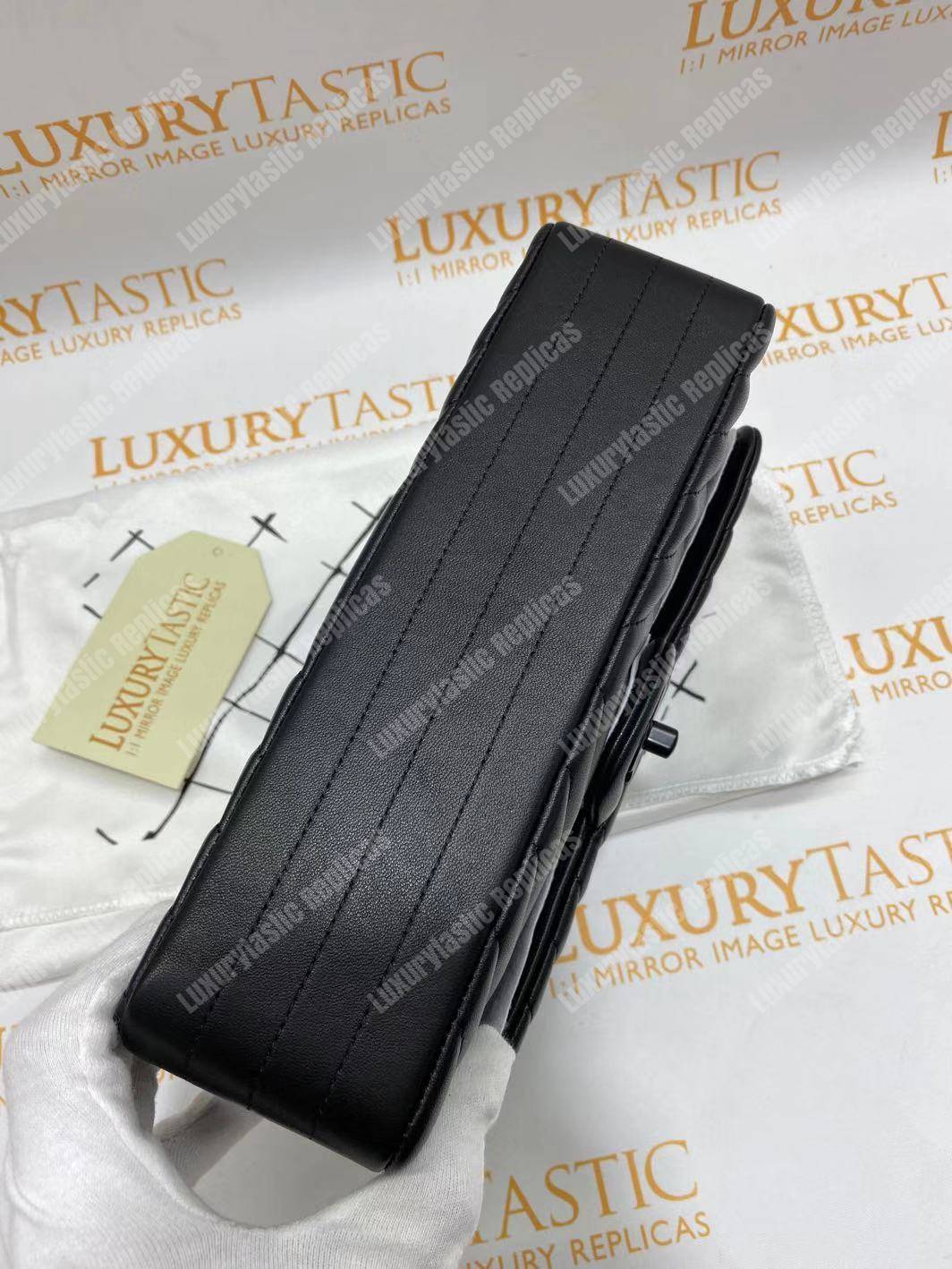 Ch*el classic medium handbag black