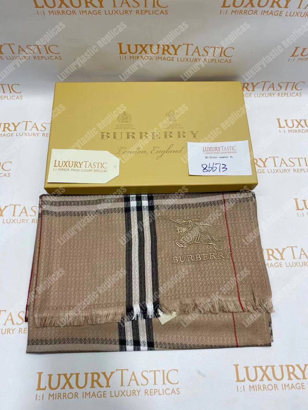B**rry check cashmere scarf archive beige