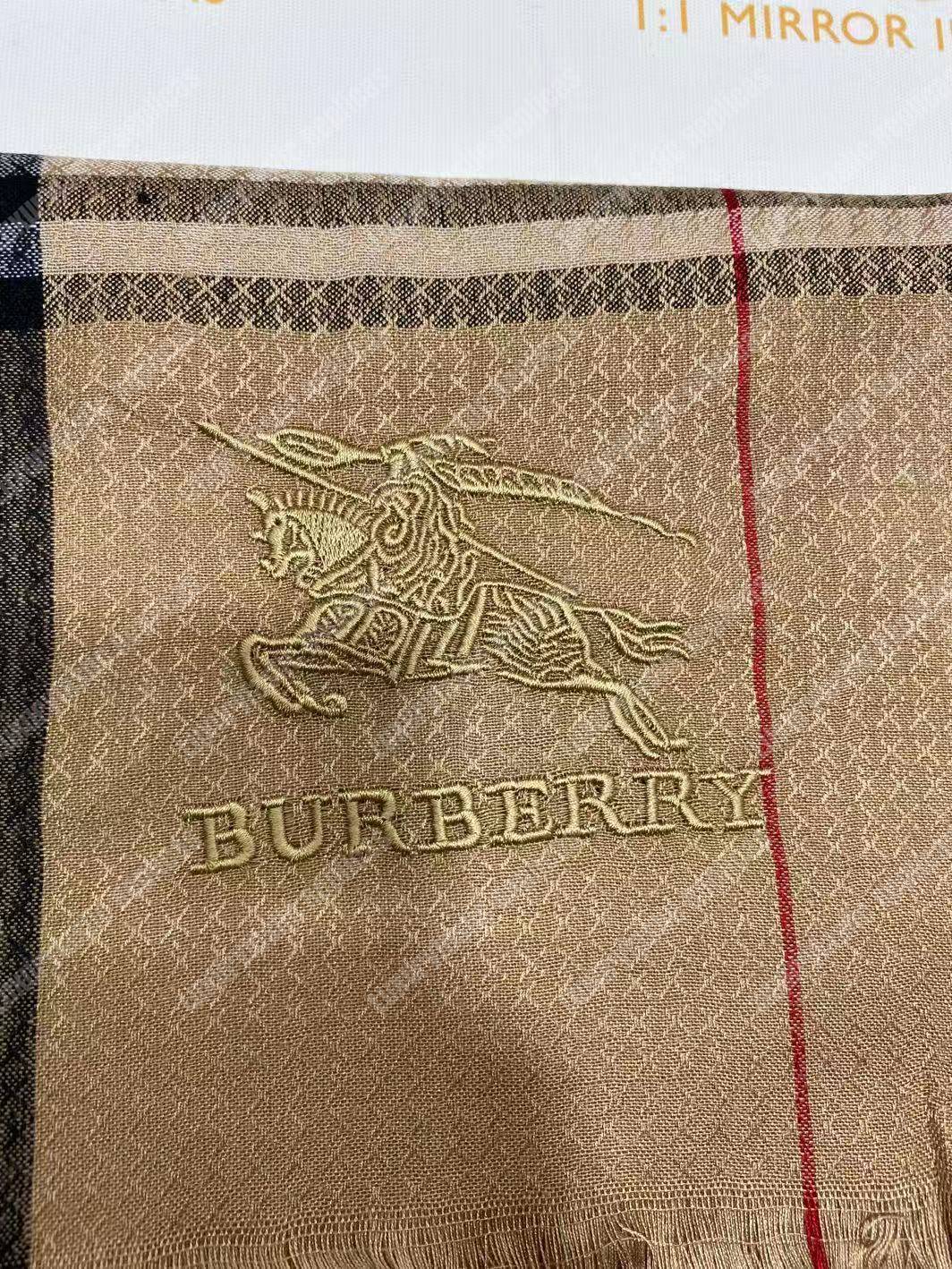 B**rry check cashmere scarf archive beige