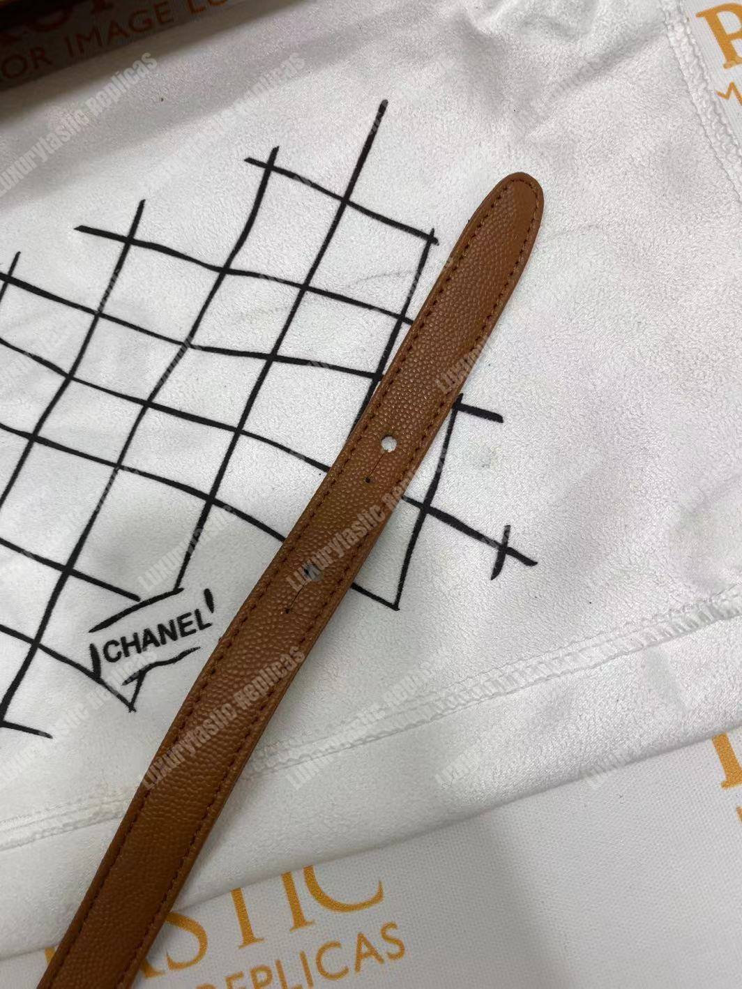 Ch*el boy medium handbag peach