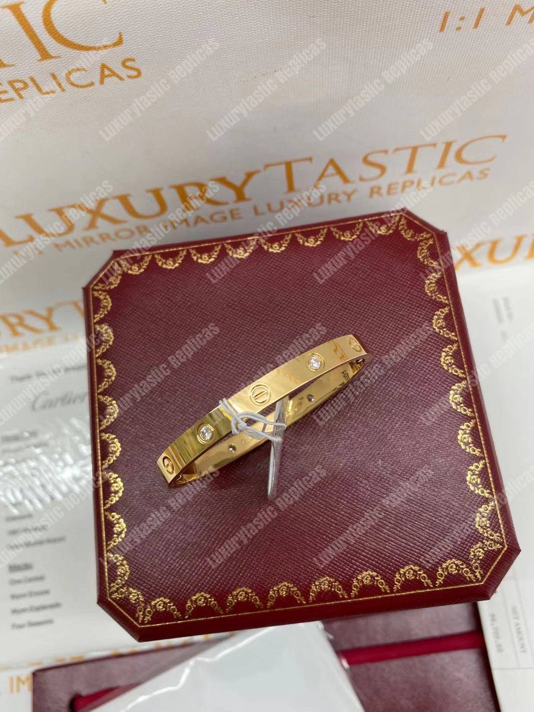 Cartier Love 4 Diamonds Bracelet