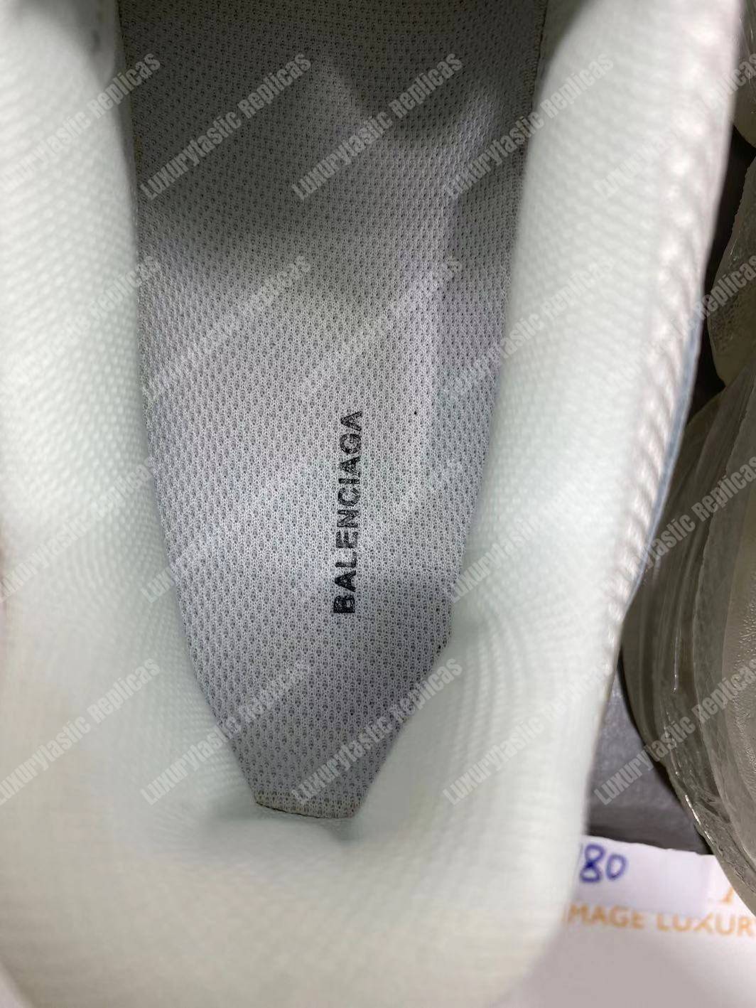 Ba*len*cia*ga triple s clear sole white