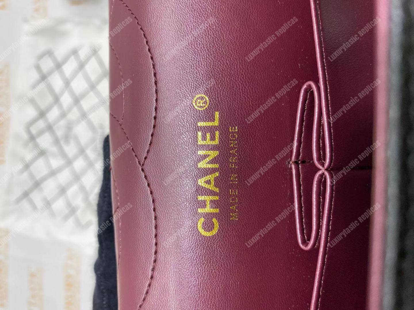 Ch*el large/jumbo classic handbag black