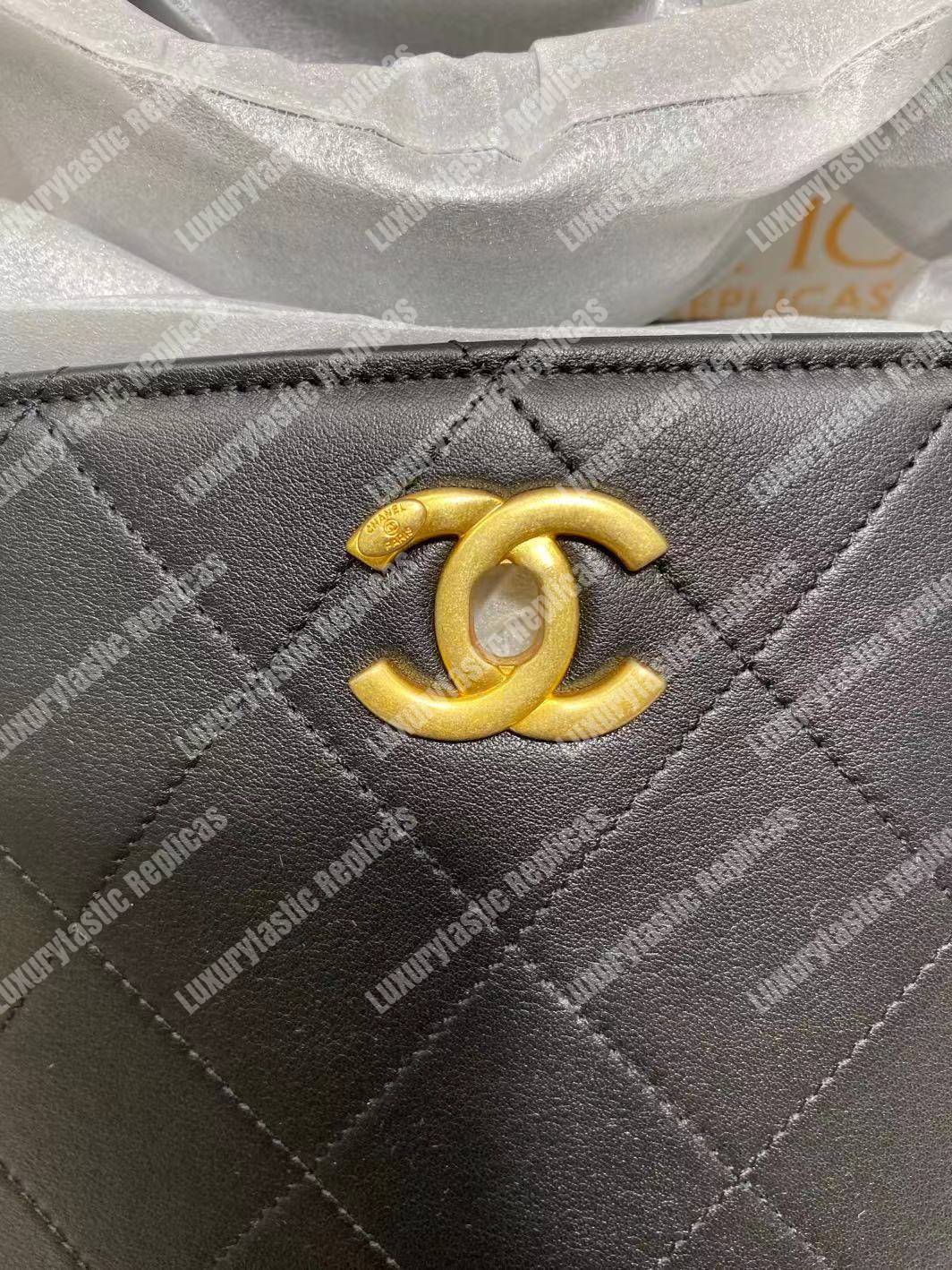 Ch*el hobo handbag black