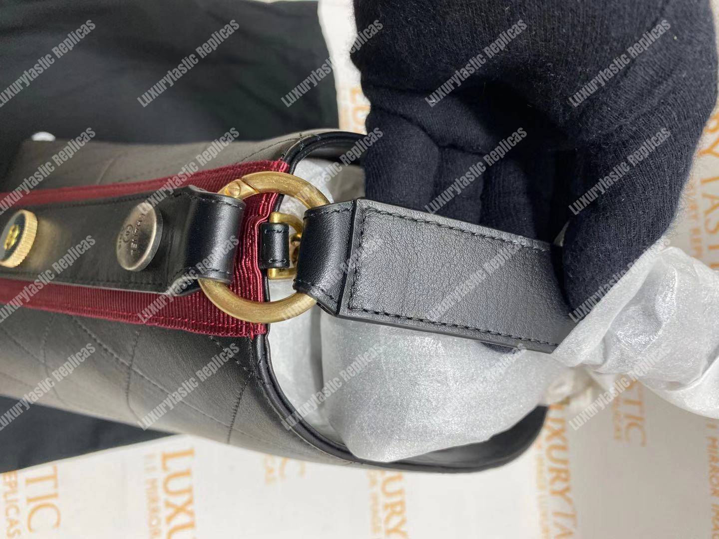 Ch*el hobo handbag black