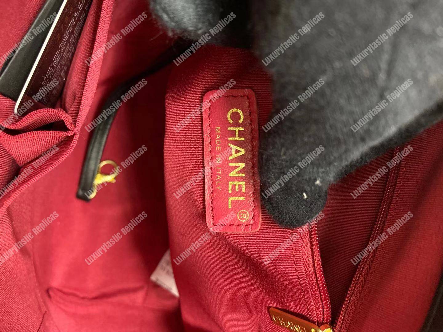 Ch*el hobo handbag black