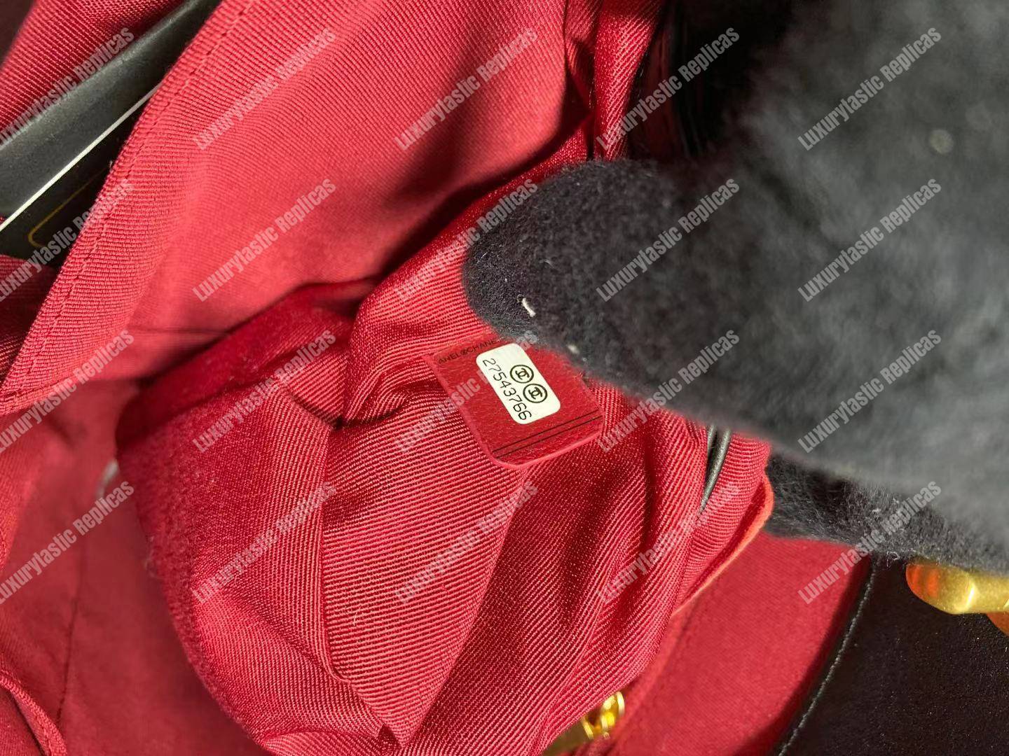 Ch*el hobo handbag black