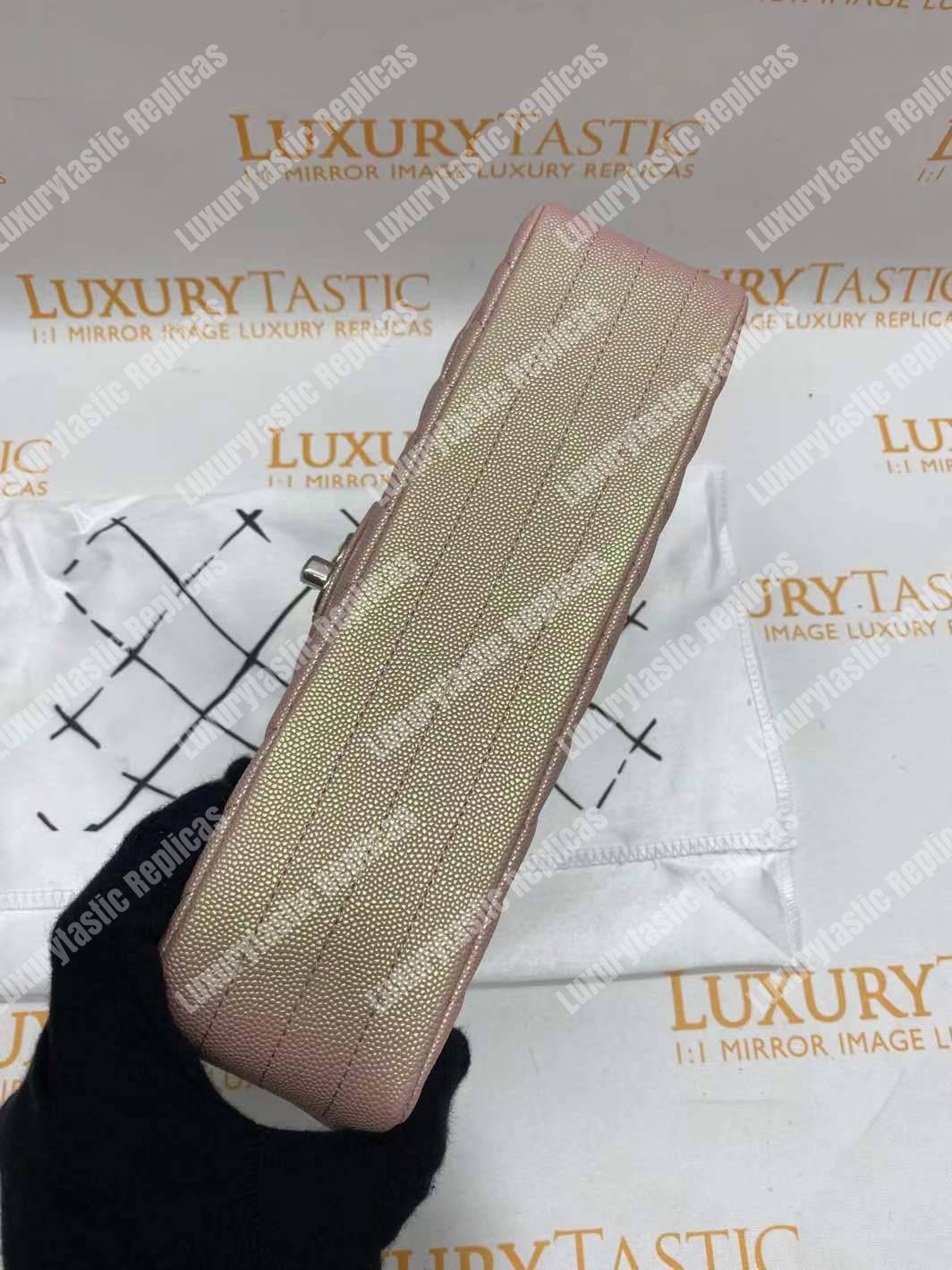 Ch*el classic medium handbag pink