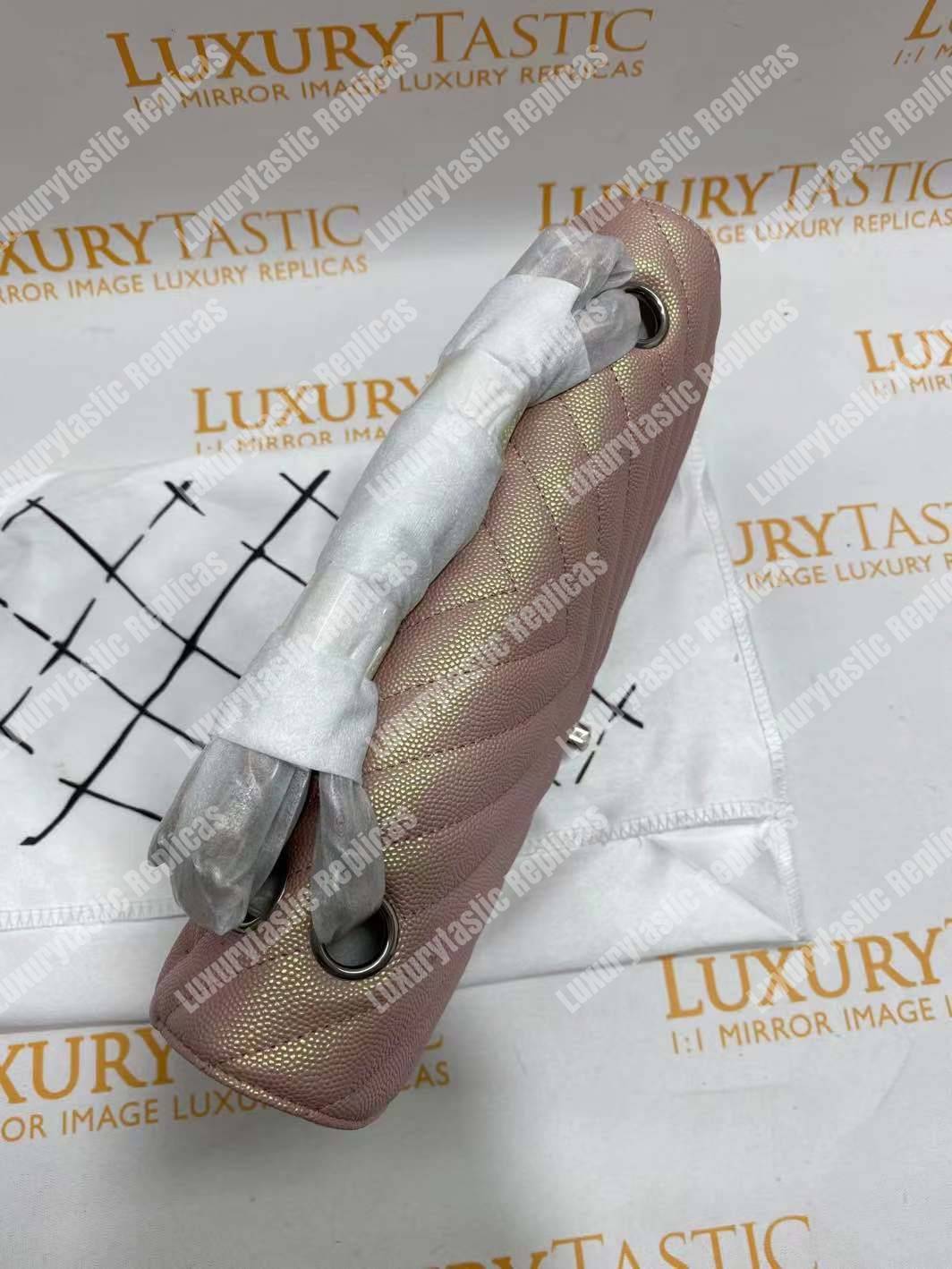 Ch*el classic medium handbag pink