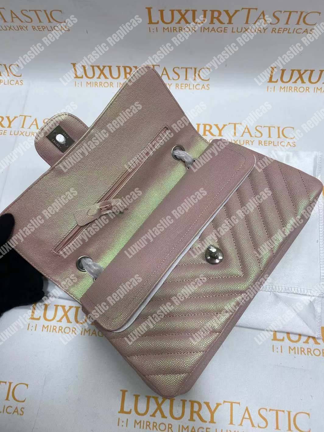 Ch*el classic medium handbag pink