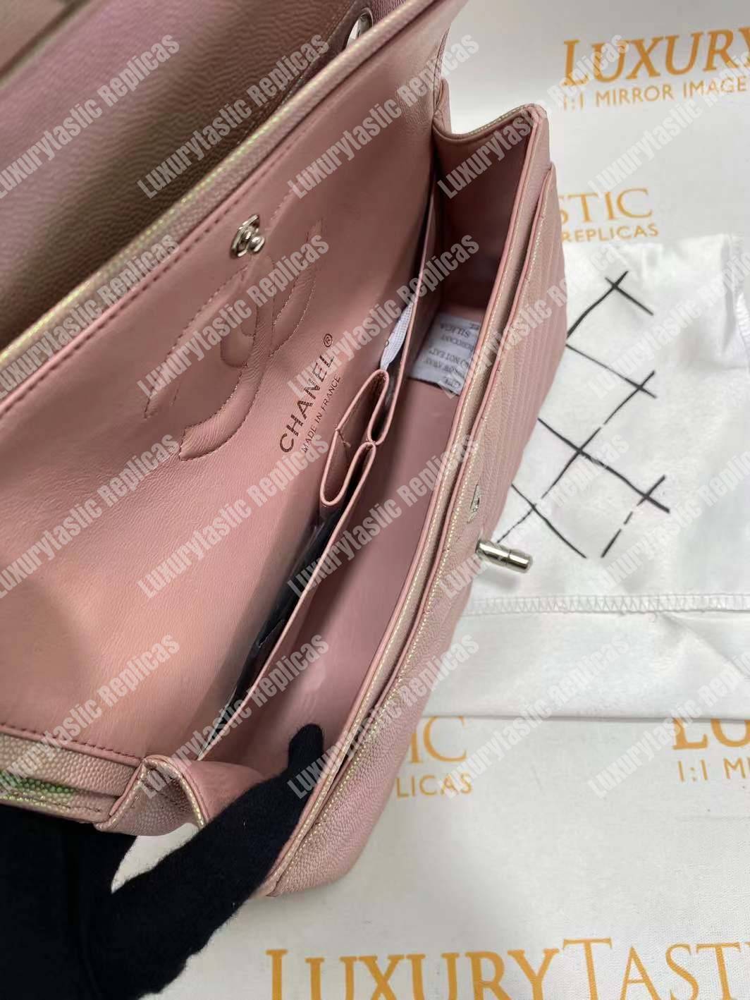 Ch*el classic medium handbag pink