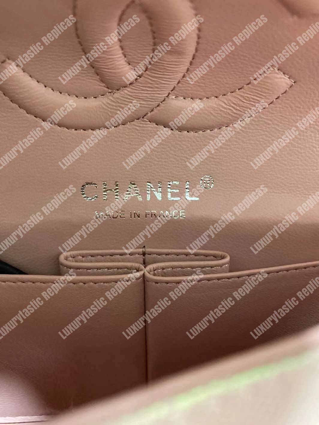 Ch*el classic medium handbag pink