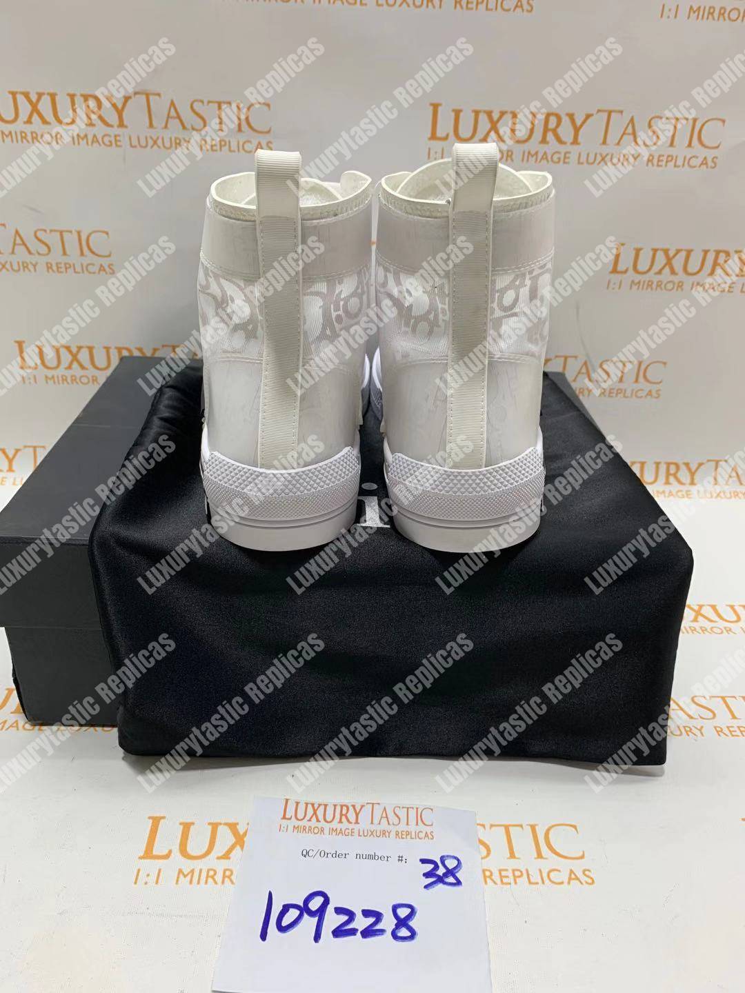 D*or “b23” high-top graded D*or oblique sneaker