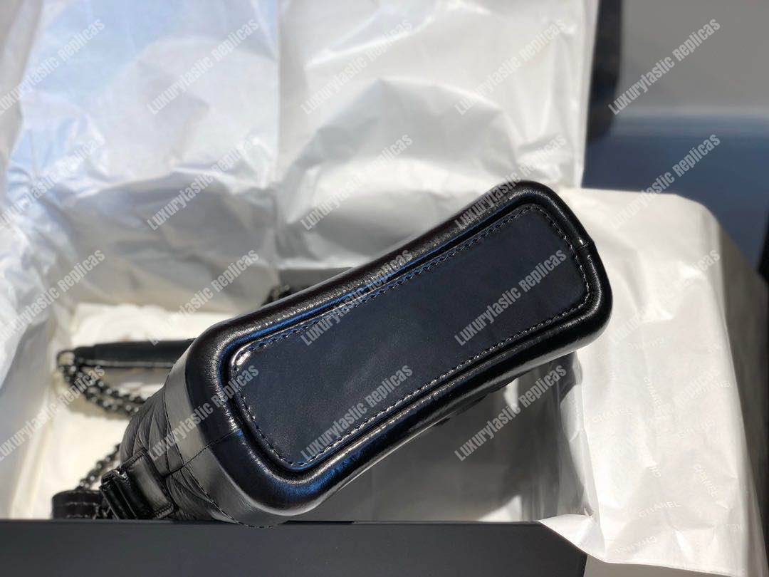 Ch*el gabrielle small hobo bag black