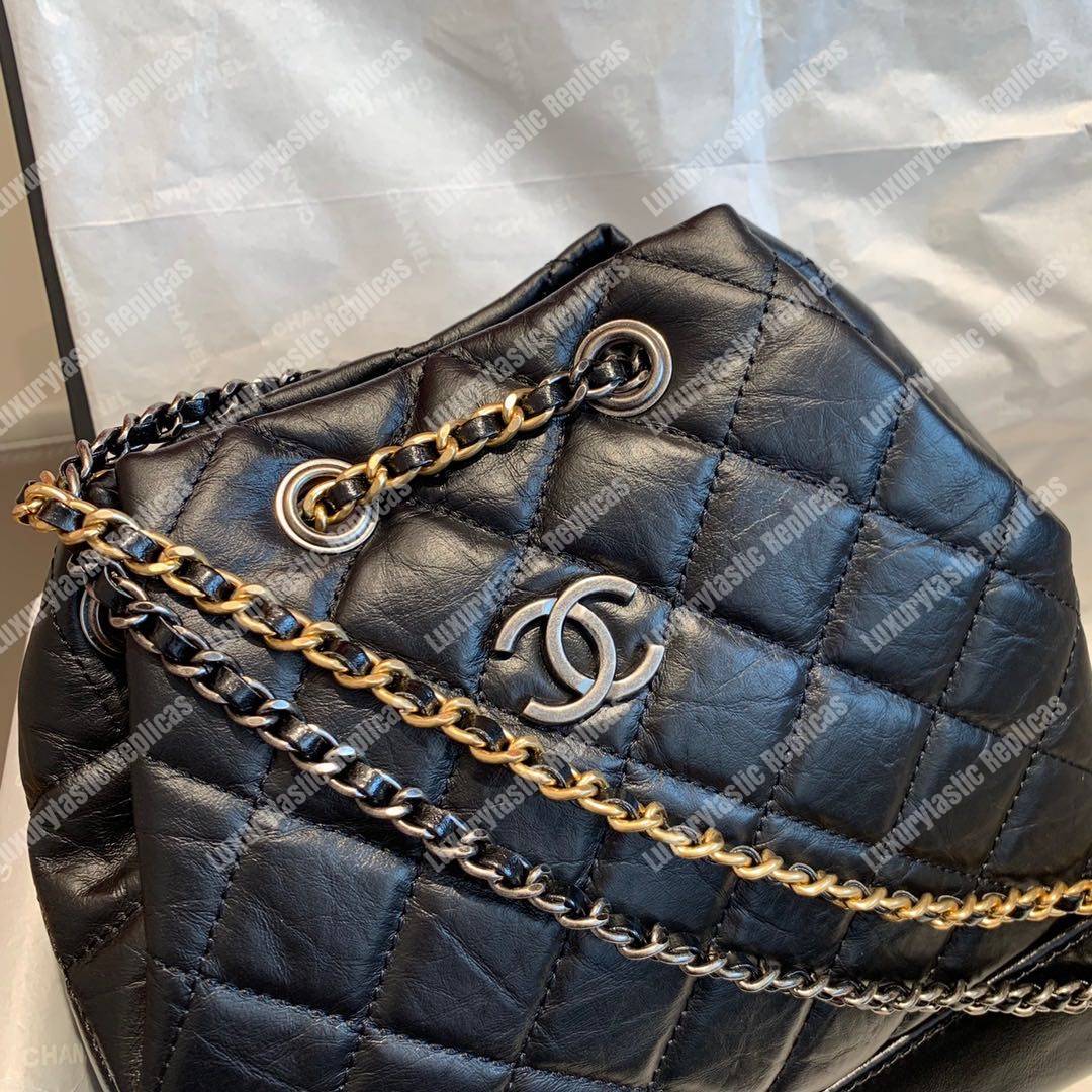 Ch*el small gabrielle backpack black