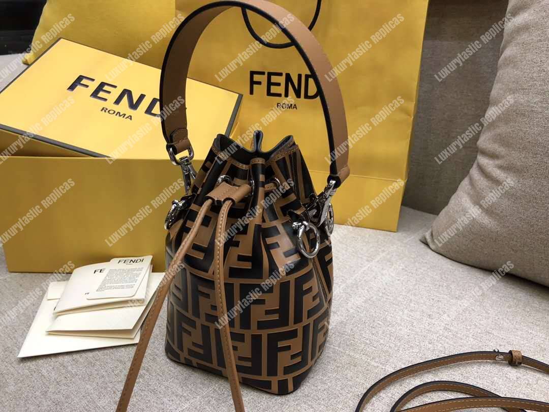 F**di mon tresor brown mini bag