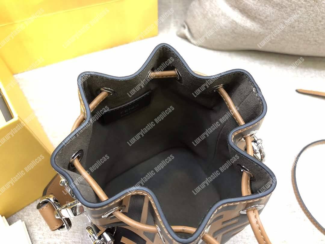 F**di mon tresor brown mini bag